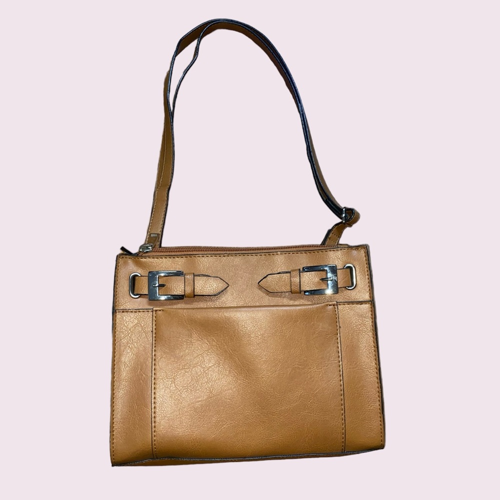 Tan shoulder/crossbody